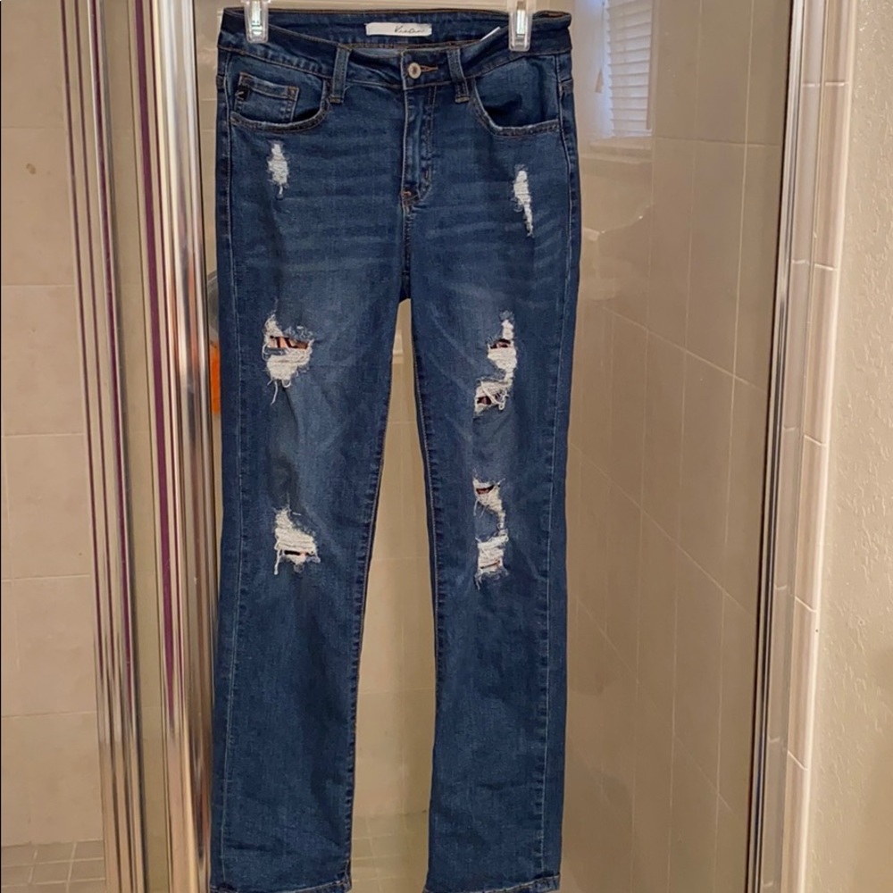 Blue Jean cheetah pants
